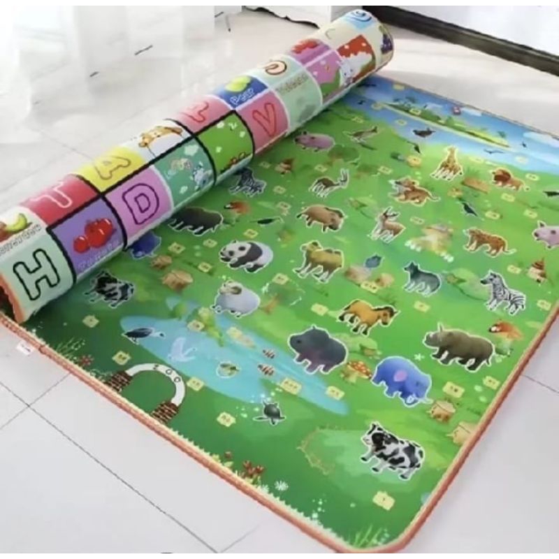 Tikar Busa/Foam Gulung Ukuran ± 120×200 Cm dan 180×200 Cm  | Tikar Foam | Tikar Spons | Tikar Lantai