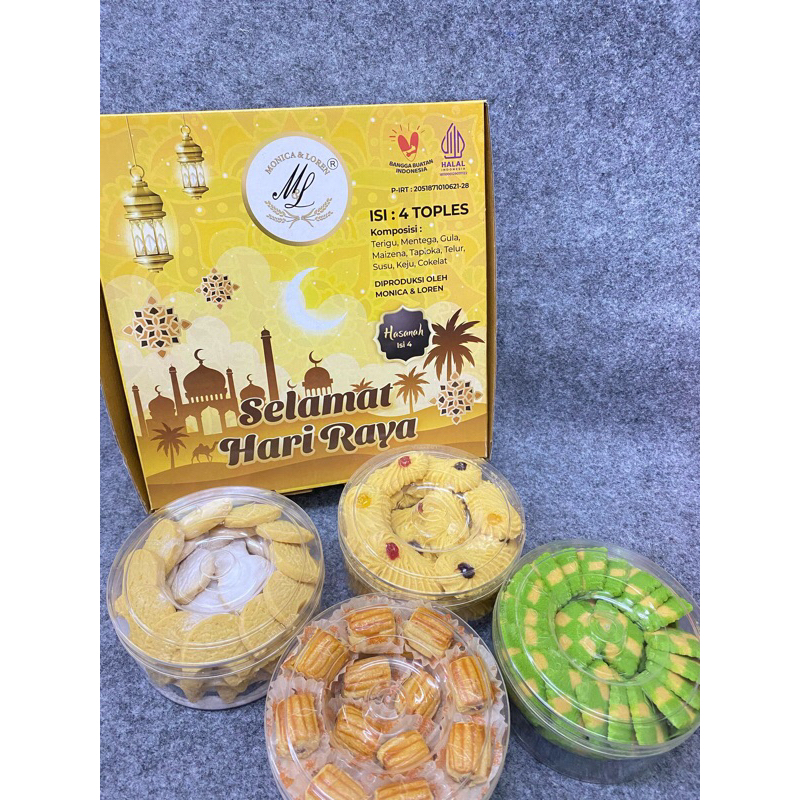 

Hampers monica & loren hasanah isi 4