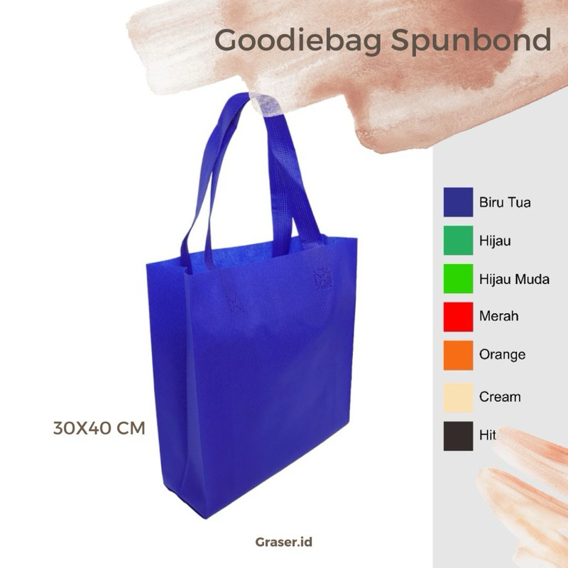 

tas spunbond goodiebag tas souvenir uk 30x40cm