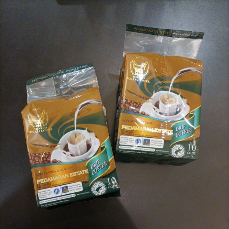 

Kopi drip toraja arabika PEDAMARAN ESTATE