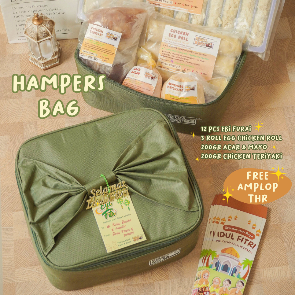 

Hampers Lebaran Idul Fitri Roku Bento BAG - Parcel Lebaran Nugget / Bingkisan Ramadan