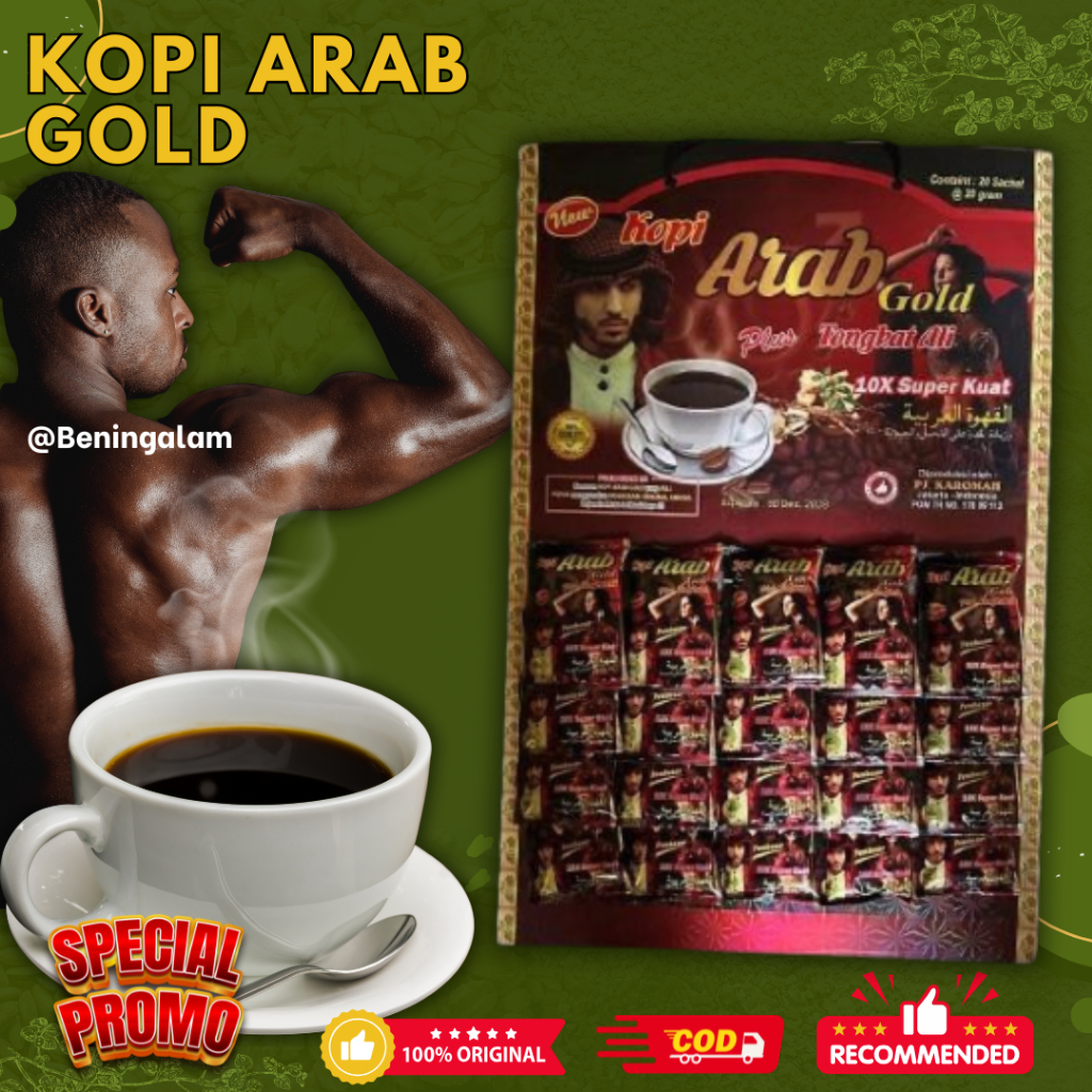 

Kopi Arabika Gold 20 Sachet Original Stamina Pria Dewasa