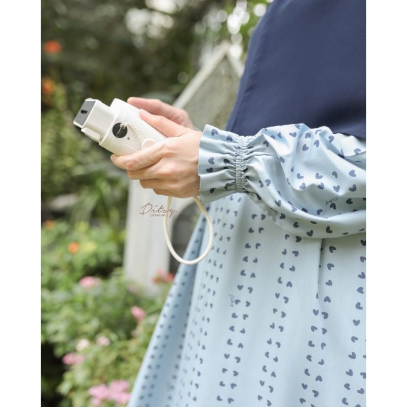 ditsy nightgown februari 2025/Harlei chocolate size L/Elica blue size M ,L