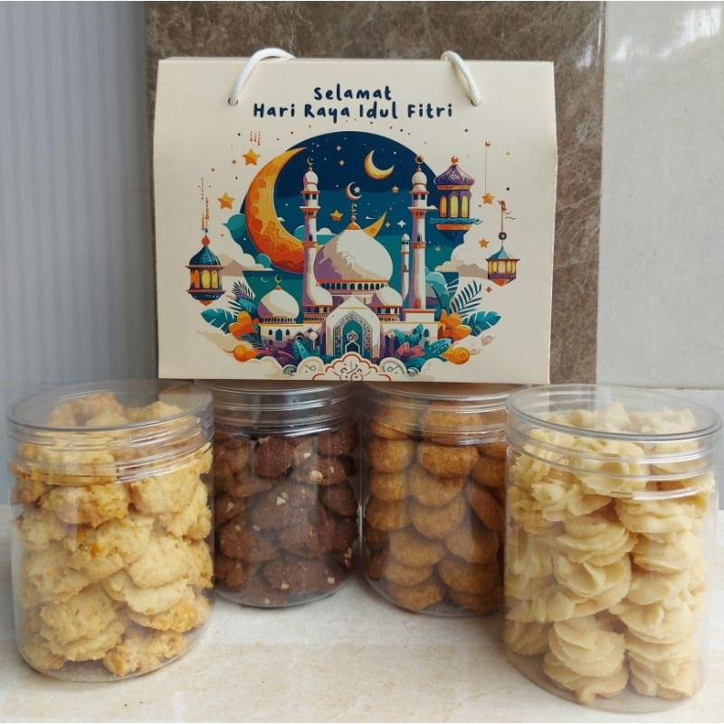 

Cookies hampers / hampers kue kering / isian toples / snack ramadan / jajanan lebaran