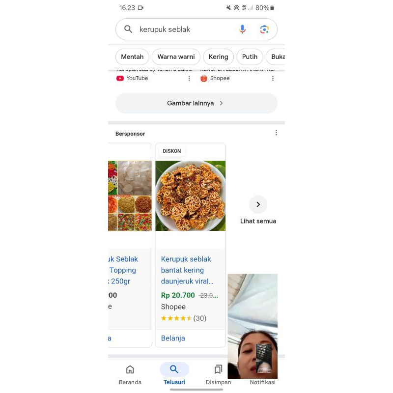 

Krupuk Seblak pedes nagih 500g