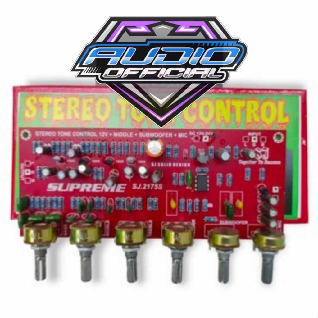 Tone Control DC Stereo Middle Midle + SUBWOOFER Original