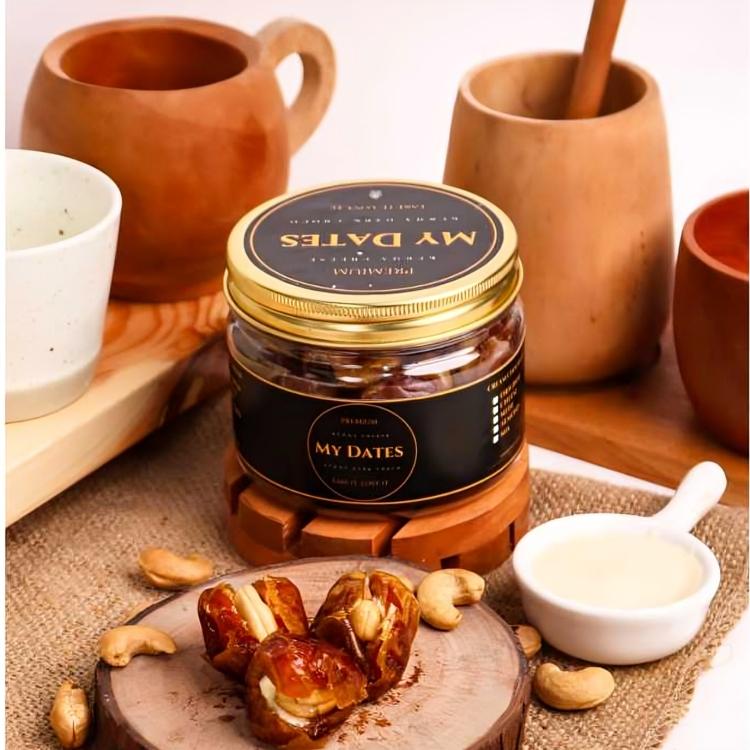 

MYDATES Kurma Premium Cream Cheese Kacang Mede