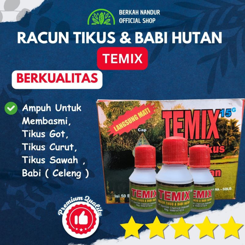 ORIGINAL Racun TEMIX Racun Tikus Racun Babi