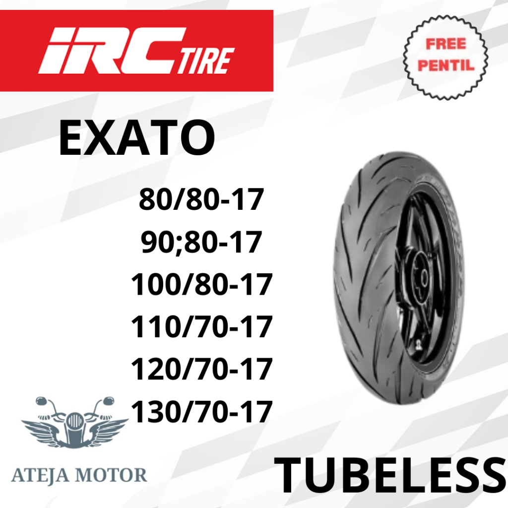 Ban Ring 17 Ban Tubeless Ring 17 Ban IRC Exato 80/80-17 90/80-17 100/80-17 Ban Ring 17 Tubeless Ban 