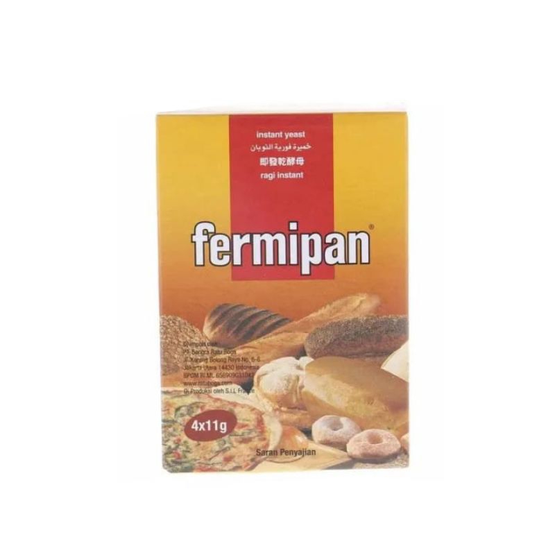 

Fermipan 1 Box (isi 4 Sachet) Ragi Kering Instant Dry Yeast