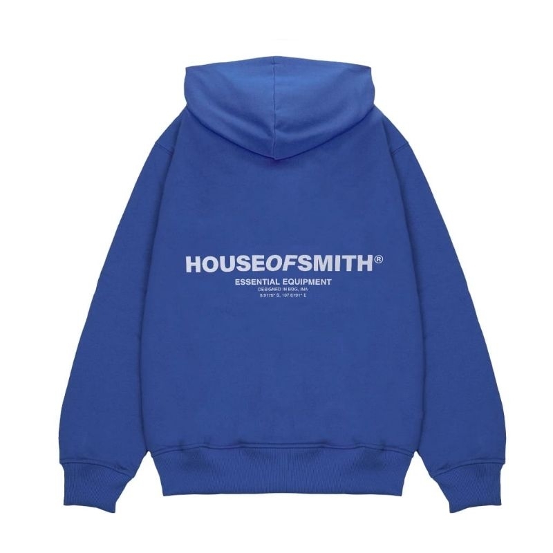 House Of Smith - Hoodie Unisex Biru Essentials M-XXL