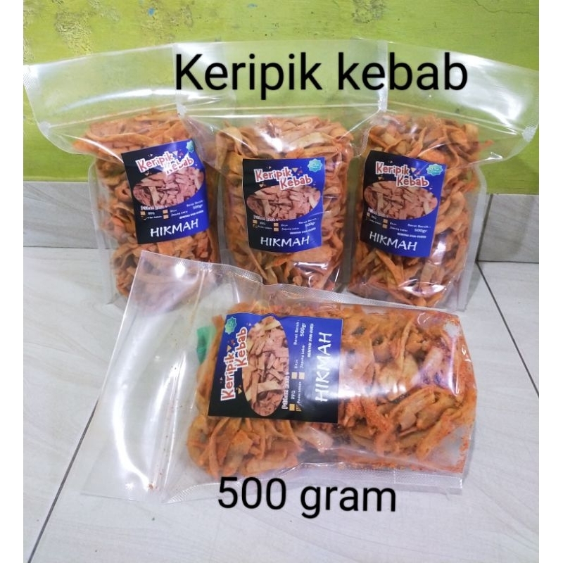 

Keripik kebab aneka rasa gurih dan renyah berat 500gram