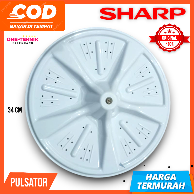 Pulsator Mesin cuci Sharp 2 tabung ORIGINAL DIAMETER 34 CM