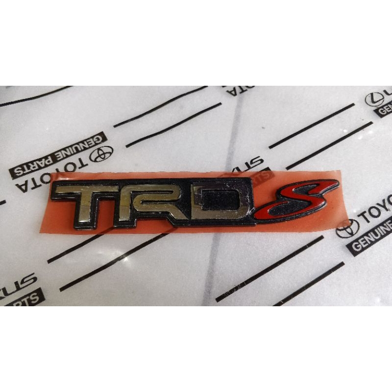 emblem TRD S agya ORIGINAL