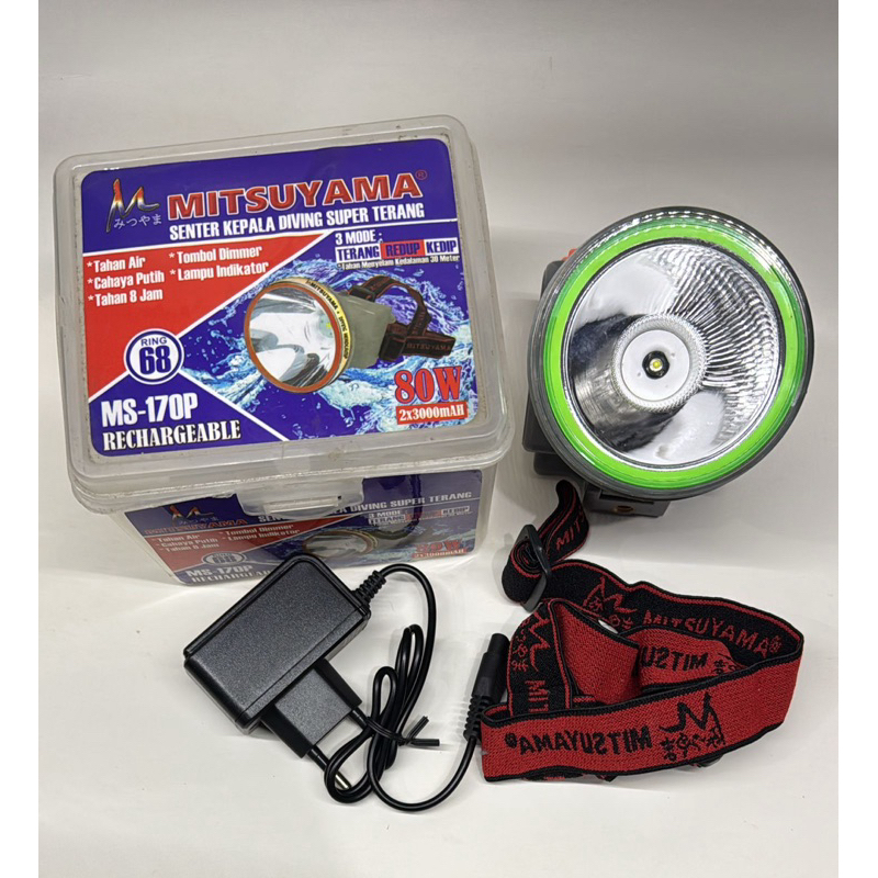 Senter Kepala Selam 80 Watt Mitsuyama MS-170P