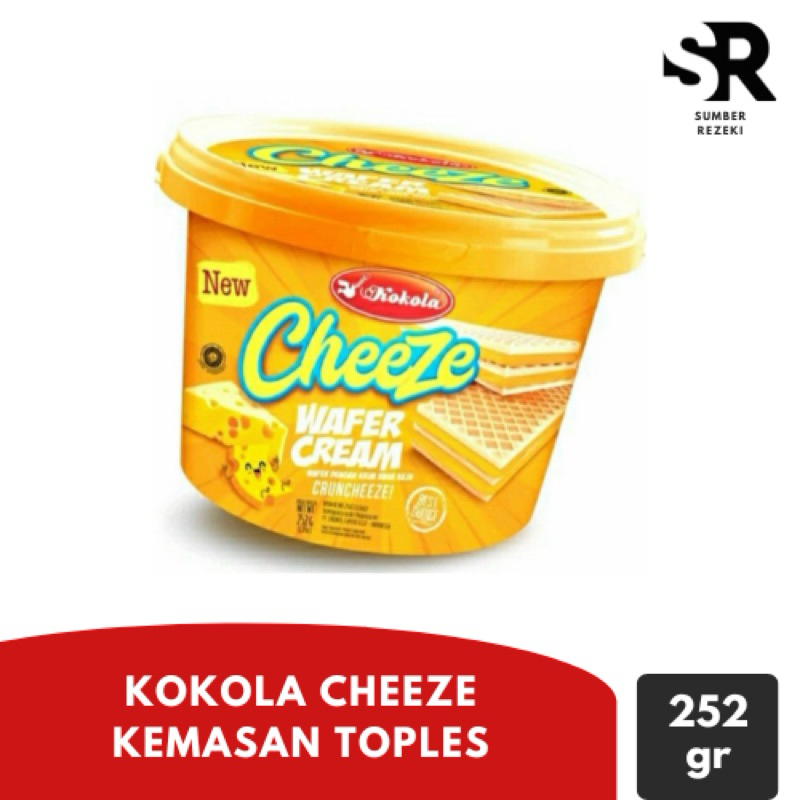 

Kokola Cheeze Wafer Cream - Kemasan Toples 252gr