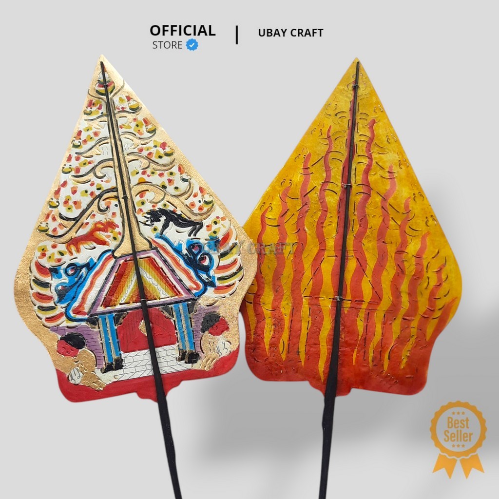 Gunungan kayon wayang kulit sapi murah tinggi -+45cm