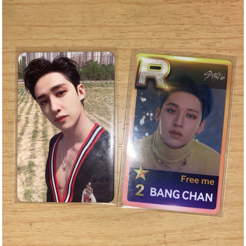 Photocard Bangchan Set Superstar JYP Maniac R card