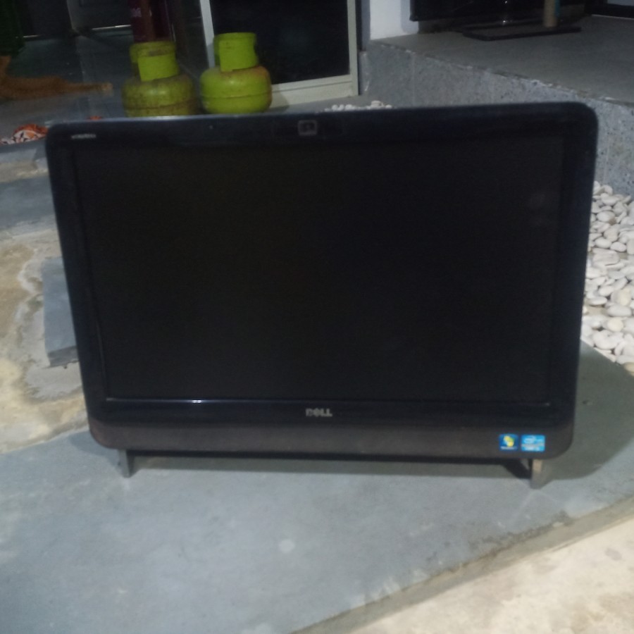 pc aio all in one dell vostro 360 23 inch core i3 rusak mati total lcd gk pecah apa adanya