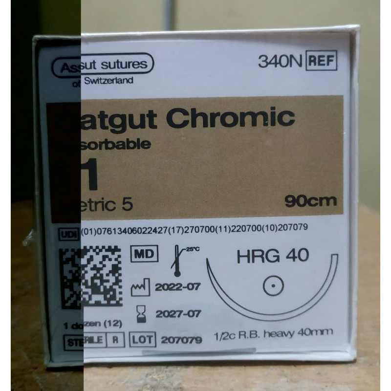 Catgut Chromic 1 Taper HRG 40