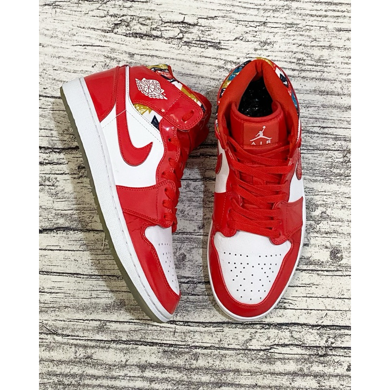 Sepatu Nike Air Jordan 1 Mid Second - Size 42