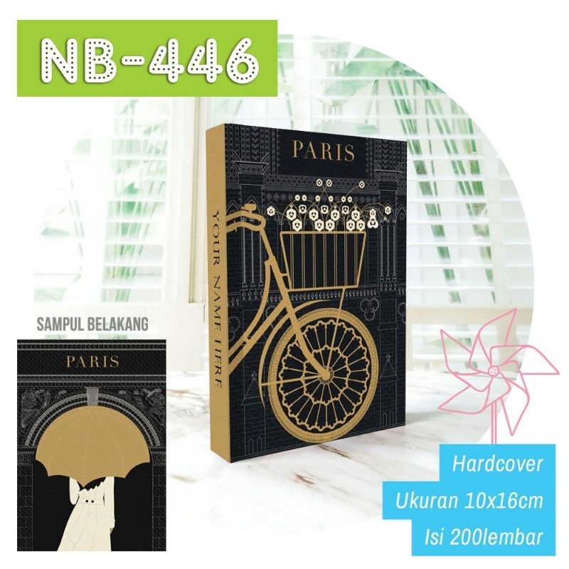 

Notebook Custom Paris France Eiffel Tower Romantic Aesthetic