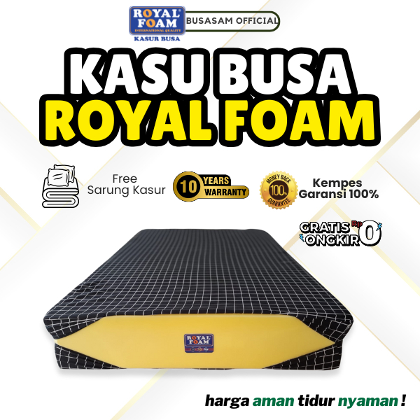 KASUR BUSA ROYAL FOAM 120X200 KASUR SPON MATRAS DELUXE