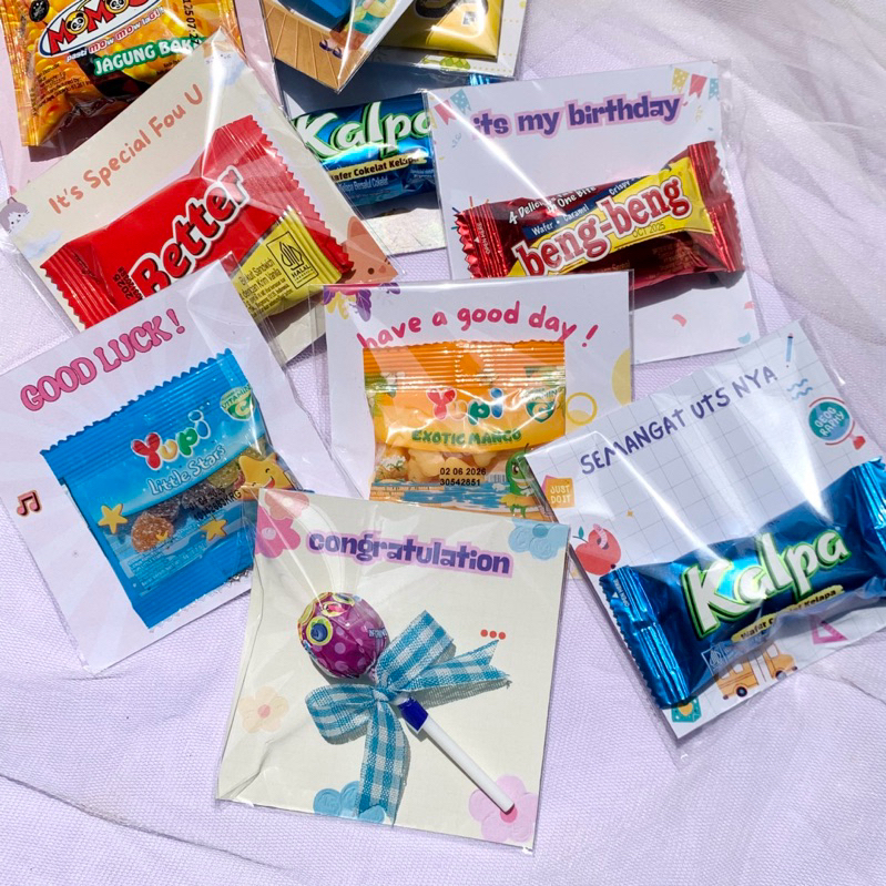 

PART 2 [BISA CUSTOM] MINI GIFT SNACK | MINI GIFT | SNACK HAMPERS WISUDA | GIFT WISUDA | SNACK MINI | SNACK UCAPAN ULANG TAHUN