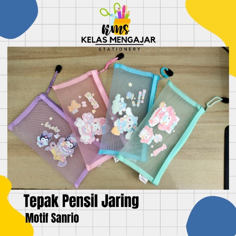 

PROMO!! Tepak Pensil / Pouch Jaring Sanrio
