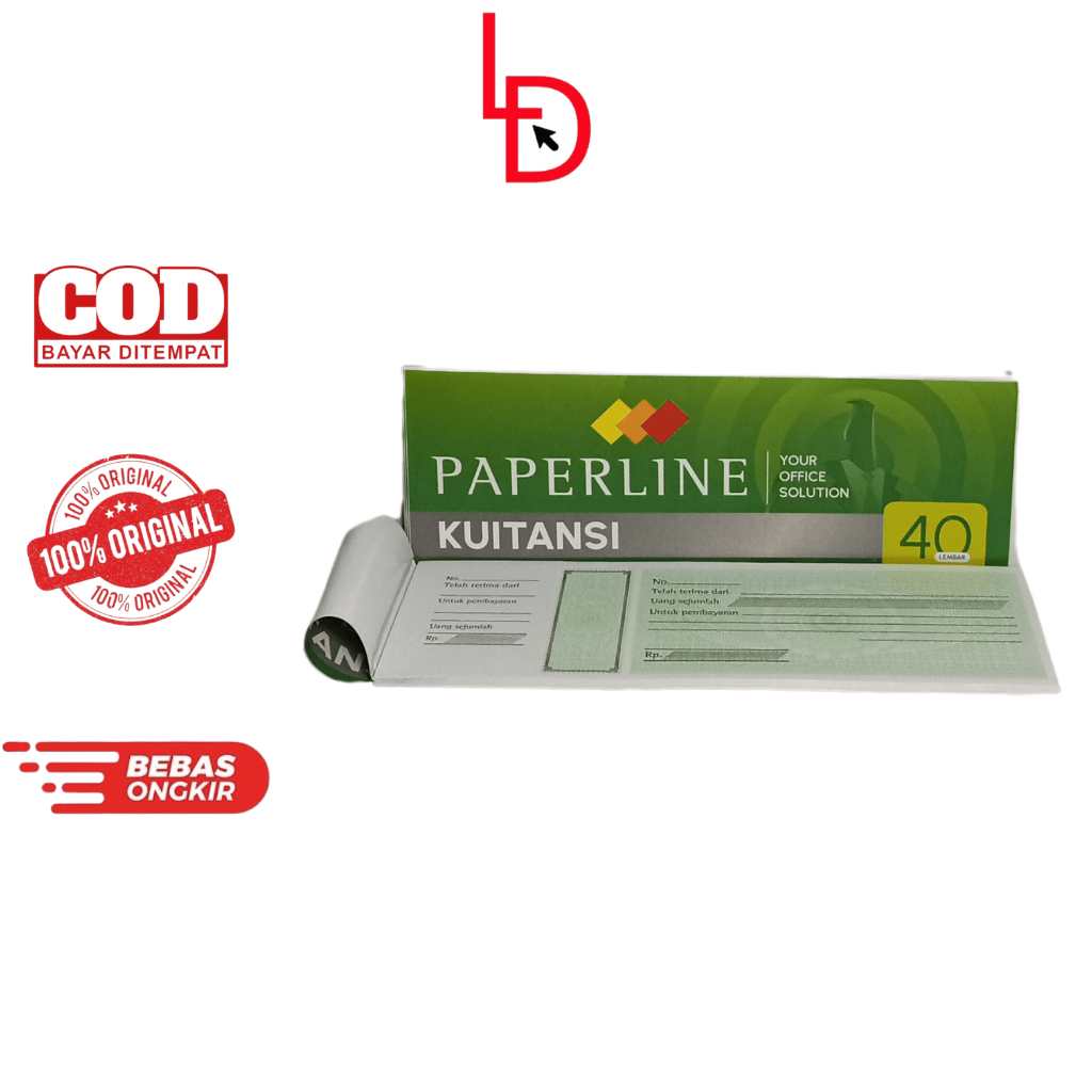 

Kuitansi Paperline / Buku Kuitansi Paperline / Kwitansi Paperline