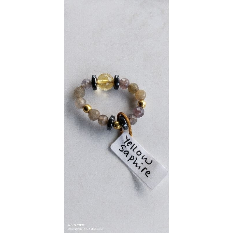 Cincin Batu Alam Elastis rezeki kesehatan