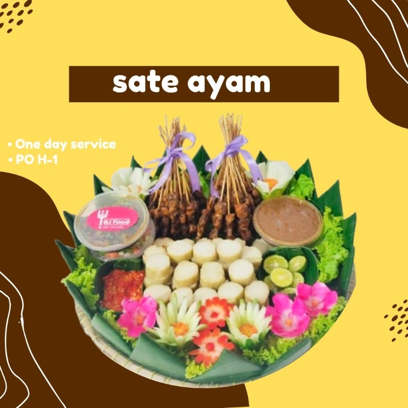 

Sate ayam/ Sate tampah/ Sate bumbu kacang/ Sate full daging/ Sate enak