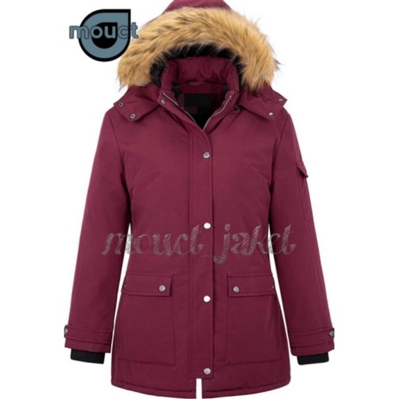 [MOUCT] Jaket Winter | Jaket Parka | Jaket Tebal Kerah Bulu Halus | Jaket Pria/Wanita Hoodie Bulu