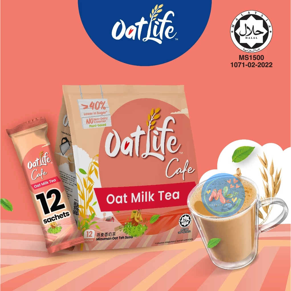 

OAT milk tea & oat white coffee kopi putih minuman sehat (12 sachet) 2 varian