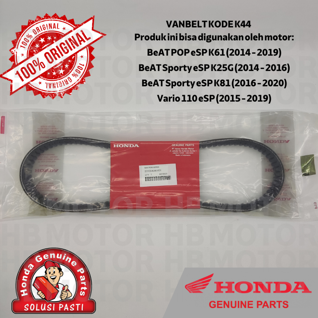 23100-K44-V01 Van Belt Beat esp K44 scoopy esp