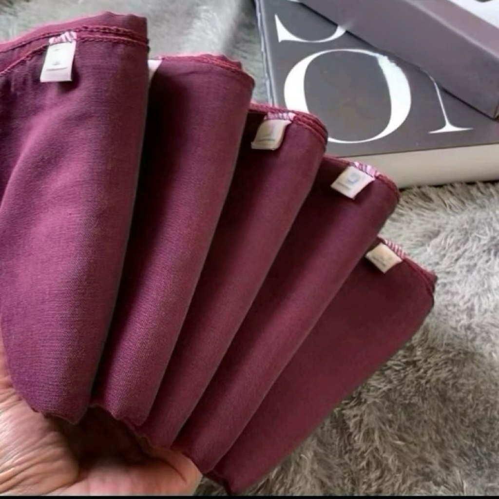 PARIS JADUL VARISHA BURGUNDY PARIS VARISHA || VARISHA PARIS JADUL PREMIUM || HIJAB SEGIEMPAT PARIS J