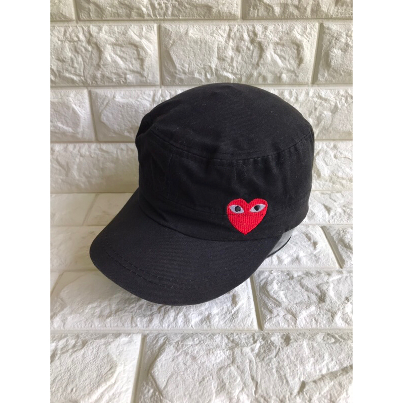 Topi comando CDG Logo embroidery