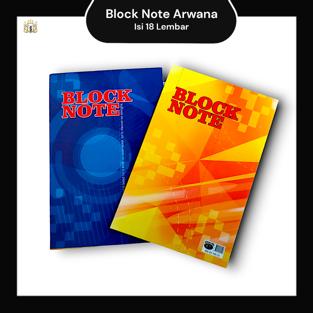 

BlockNote Arwana / Buku Catatan Bergaris / Tipis Praktis Serbaguna