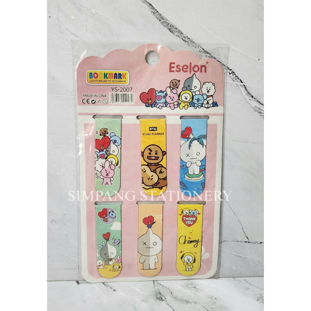 

Eselon Magnetic Bookmark YS-2007 isi 6 bj / pak