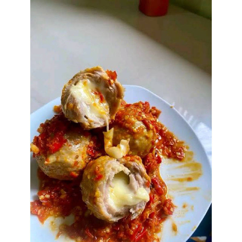 

Bakso Mozarella Khusus Jawa Full daging Sapi Queenara free Sambel Pedas Nampol