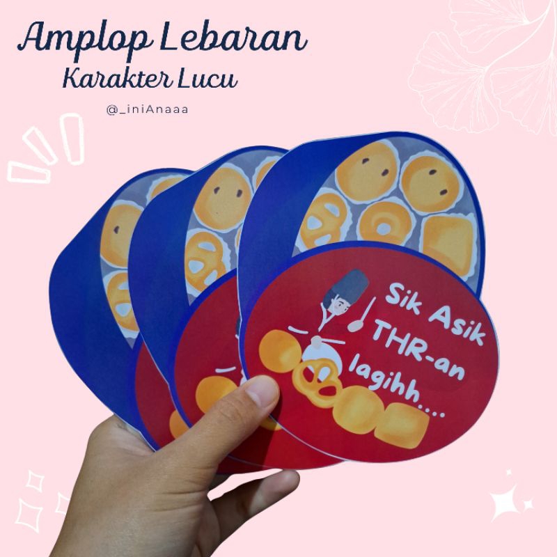 

Amplop Lebaran 3D [8 PCD] Karakter Unik Lucu 2025 1 Pack isi 8pcs