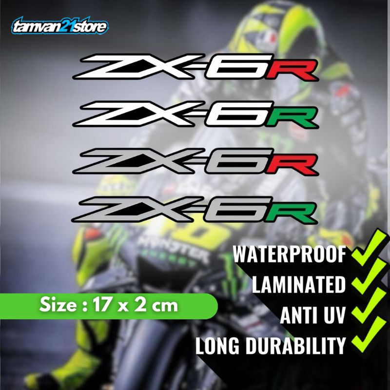 STICKER ZX6R ZX-6R KAWASAKI STICKER BODY MOTOR