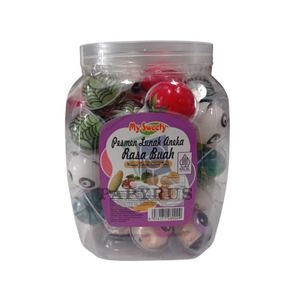 

CANDY / SNACK IMPORT / PERMEN LUNAK / PERMEN BOLA / SWEETS MY SWEETY 500GR BOLA