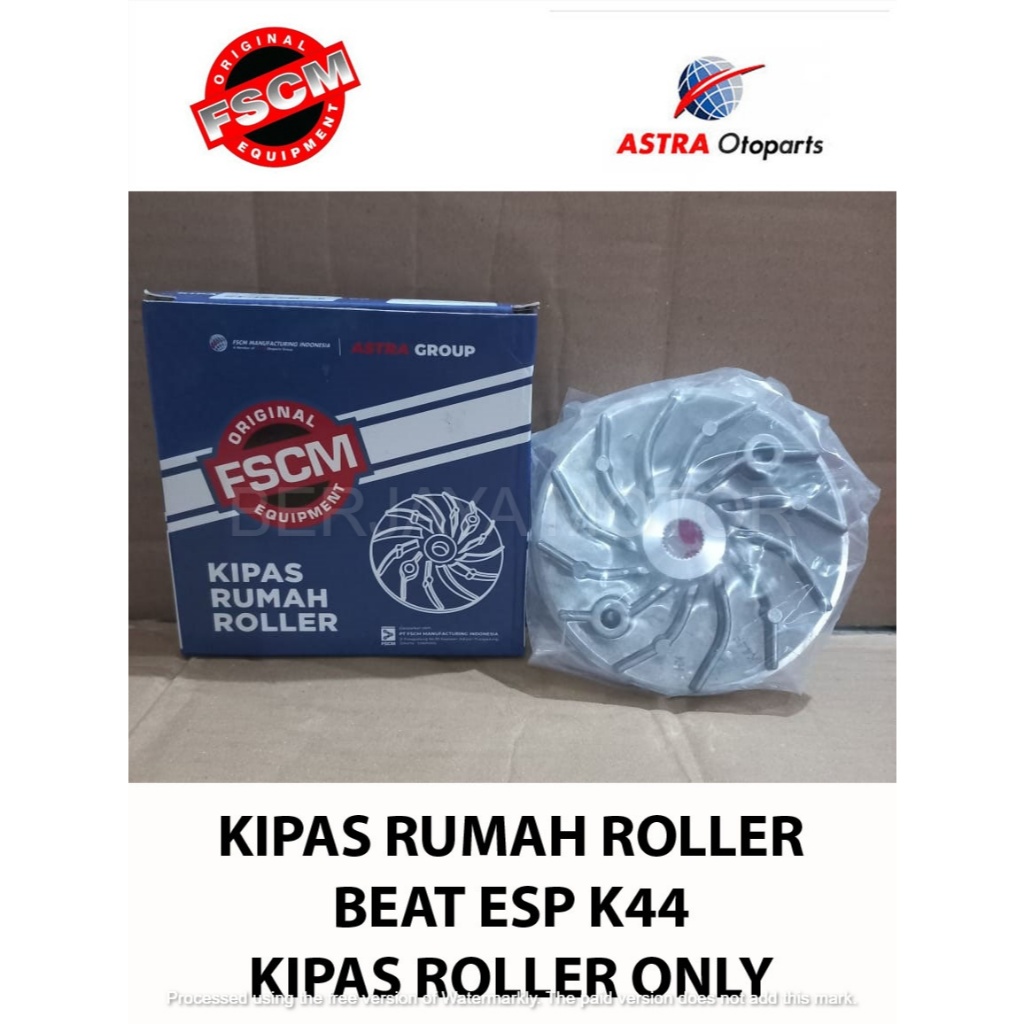 KIPAS RUMAH ROLLER BEAT POP ESP STATER HALUS KODE K44 MEREK FSCM ORIGINAL