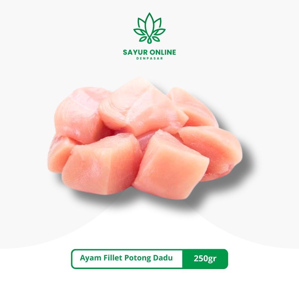 

Ayam Fillet Potong Dadu 250gr - Sayur Online Denpasar