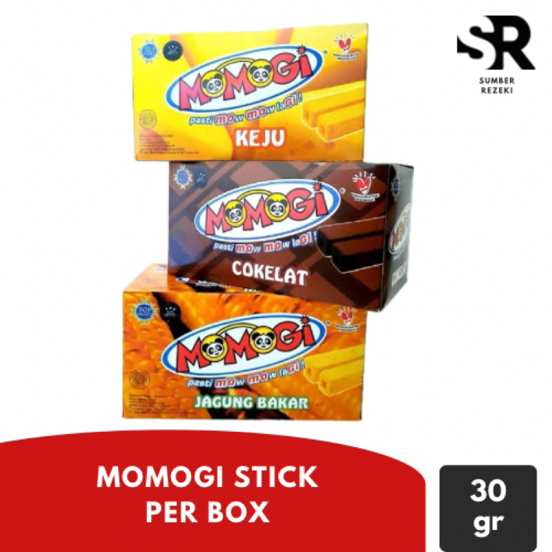 

Momogi snack stick rasa keju - coklat - jagung bakar