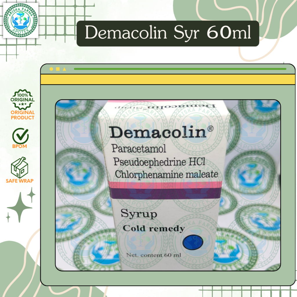 Demacolin Syr 60ml per botol