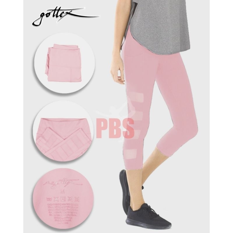 Gottex Capri Sport Legging/Legging wanita capri/Legging Pendek Olahraga