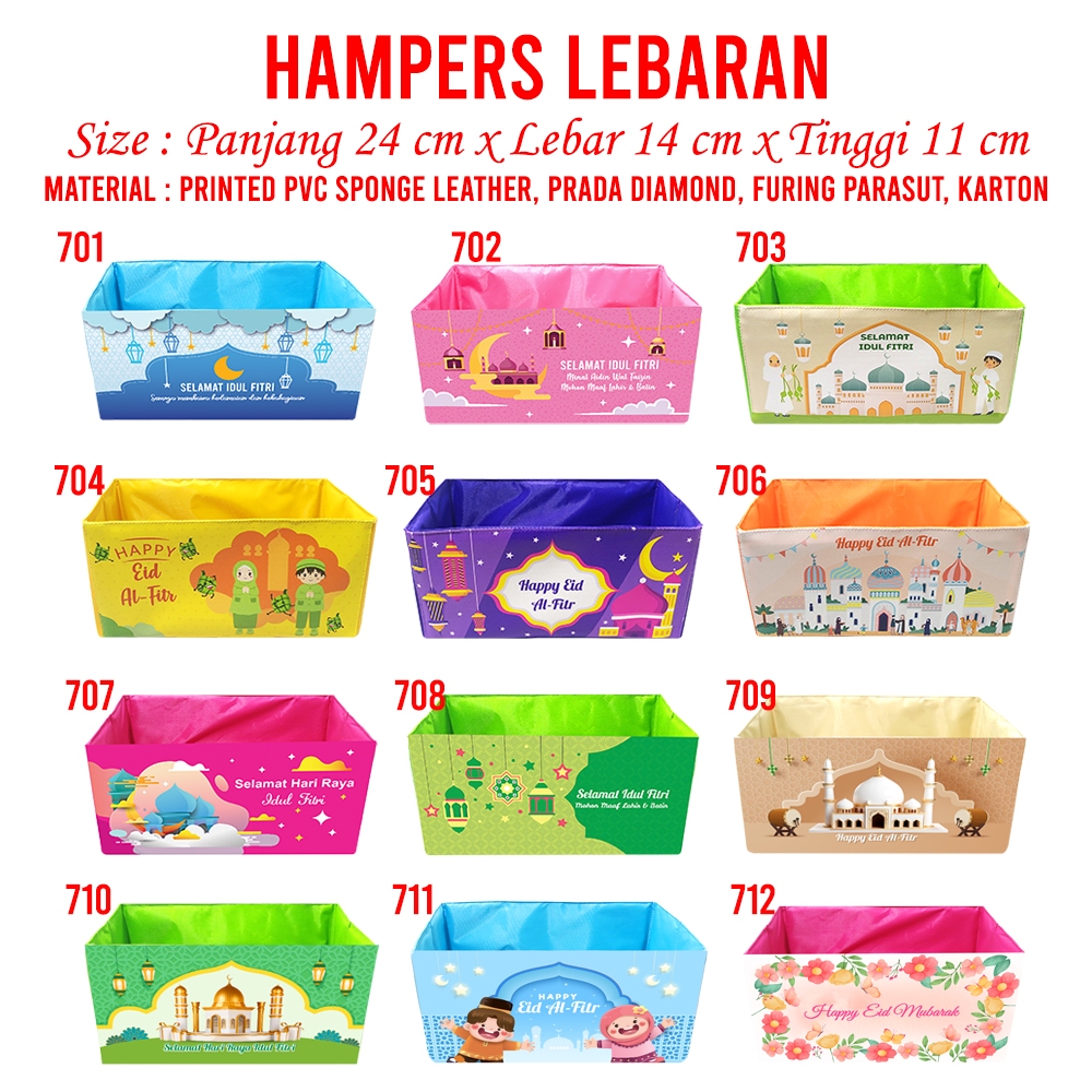 

Box Hampers Lebaran Parcel Kotak Hantaran Lebaran Souvenir Idul Fitri Gift Box