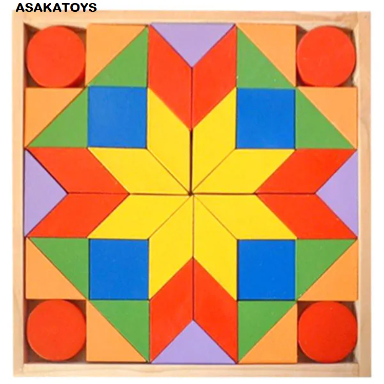 MAINAN APE ANAK PAUD - BALOK 44 PCS - ASAKATOYS